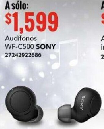 City Club SONY Audifonos WI-C100/B inalámbricos oferta