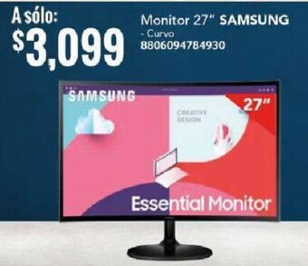 SAMSUNG Monitor 27" Curvo