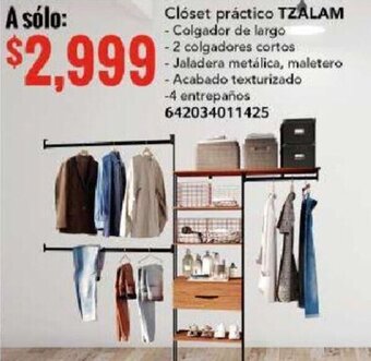 City Club Closet práctico TZALAM oferta