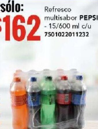 City Club PEPSI Refresco multisabor 15/600 ml oferta
