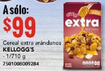 City Club KELLOGG'S Cereal extra arándanos 1/710g oferta