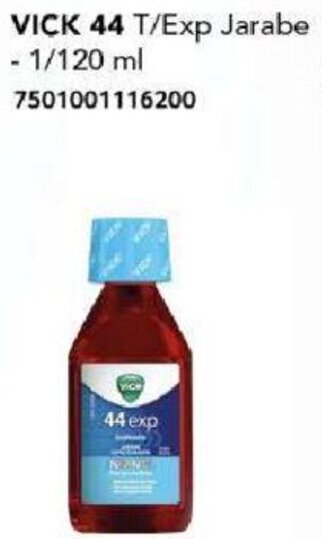 VICK 44 T/Exp Jarabe 1/120 ml