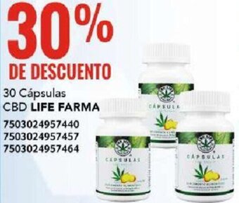 City Club CBD LIFE FARMA 30 Cápsulas oferta