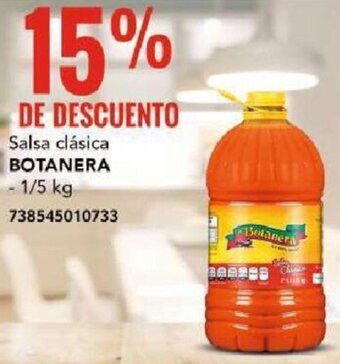 City Club BOTANERA Salsa clásica 1/5 kg oferta