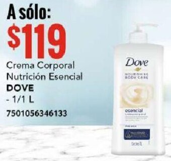 DOVE Crema Corporal Nutrición Esencial 1/1L