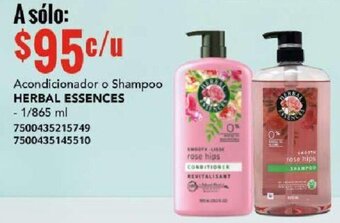 City Club HERBAL ESSENCES condicionador o Shampoo 1/865ml oferta
