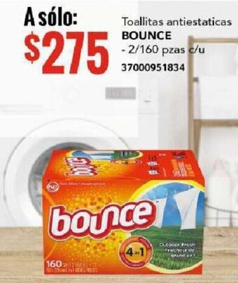 City Club BOUNCE Toallitas antiestaticas 2/160pzas oferta