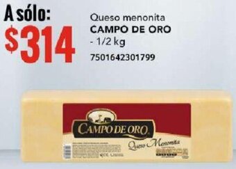CAMPÒ DE ÒRÖ Queso menonita 1/2 kg