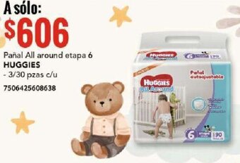 City Club HUGGIES Pañal All around etapa 6 3/30 pzas oferta
