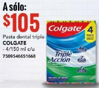 City Club COLGATE Pasta dental triple 4/150ml oferta