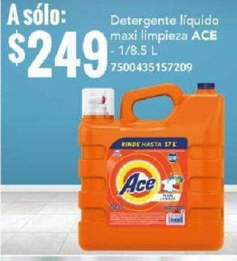City Club ACE Detergente líquido maxi limpieza 1/8.5 L oferta