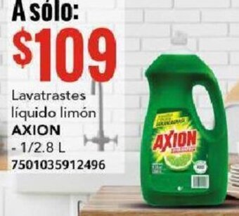 AXION Lavatrastes líquido limón 1/2.8 L