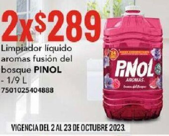 City Club PINOL Limpiador líquido aromas fusión del bosque 1/9L oferta
