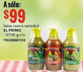City Club EL PRIMO Salsa casera variedad 3/510g oferta