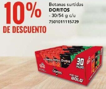 DORITOS Botanas surtidas 30/54 g c/u