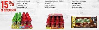 City Club LUCAS Paleta muecas mix cereza 20/24 g c/u oferta