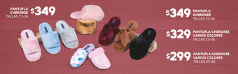 Soriana Híper PANTUFLA CHEROKEE TALLAS 23-26 oferta