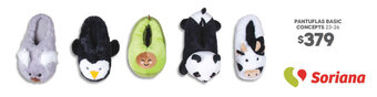 Soriana Híper PANTUFLAS BASIC CONCEPTS 23-26 oferta