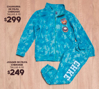 Soriana Híper CHAMARRA DE FELPA CHEROKEE TALLAS 4-10 oferta