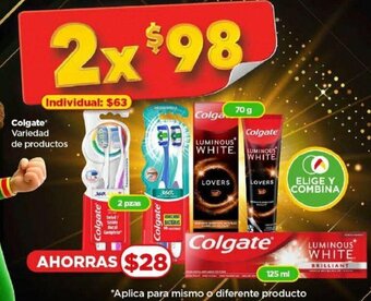 Bodega Aurrerá Colgate Variedad de productos oferta