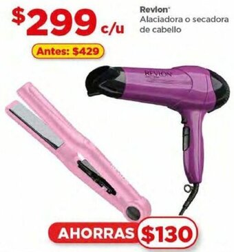 Bodega Aurrerá Revlon Alaciadora o secadora de cabello oferta