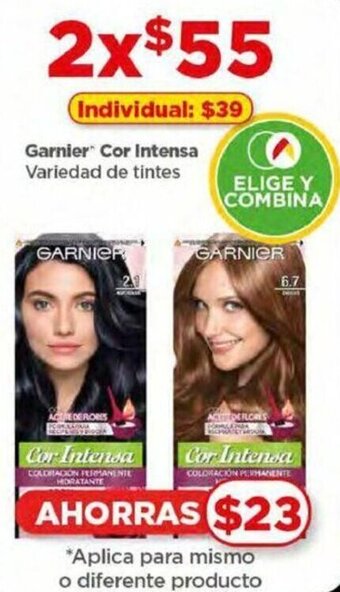 Bodega Aurrerá Garnier Cor Intensa Variedad de tintes oferta