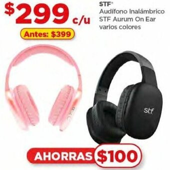 Bodega Aurrerá STF Audífono Inalámbrico STF Aurum On Ear varios colores oferta