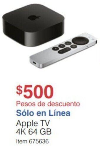 Costco Apple TV 4K 64 GB oferta