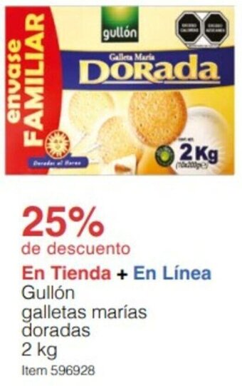 Gullón galletas marías doradas 2 kg