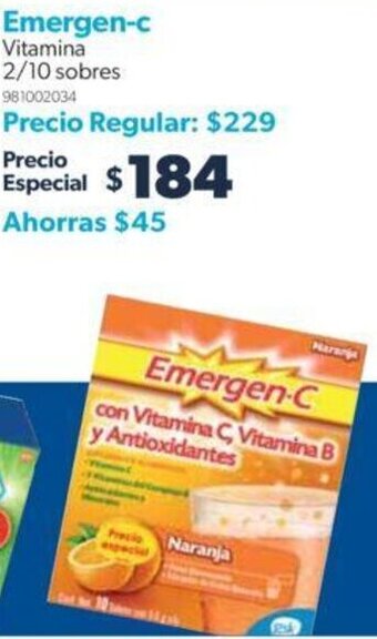 Emergen-C Vitamina2.10 sobres
