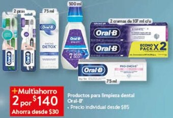 Walmart Oral-B 75 ml oferta