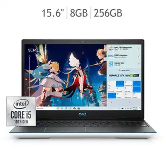 Dell Laptop Gaming G3 15" NVIDIA® GeForce GTX 1650 Intel® Core™I5-10300H 8GB 256GB SSD