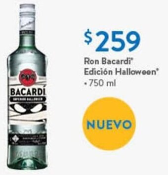 Walmart Ron Bacardi Edición Halloween 750 ml oferta
