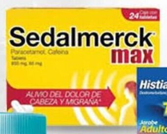 Analgésico Sedalmerck Max 24 tabletas