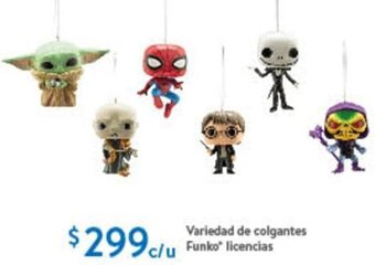 Variedad de colgantes Funko licencias