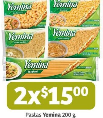Pastas Yemina 2x200 g