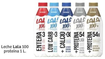 Soriana Mercado Leche Lala 100 proteína 1 L oferta
