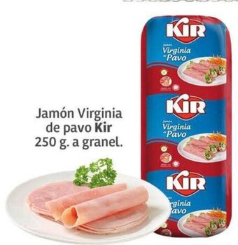 Soriana Mercado Jamón Virginia de pavo Kir 250 g a granel oferta