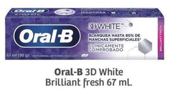 Soriana Mercado Oral-B 3D White Brilliant fresh 67 ml oferta