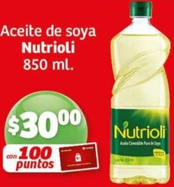Soriana Mercado Aceite de soya Nutrioli 850 ml oferta