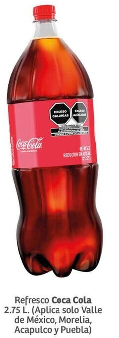 Soriana Mercado Refresco Coca Cola 2.75 L oferta