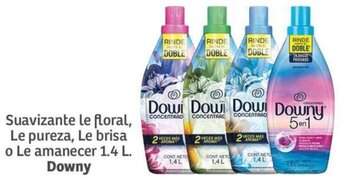 Soriana Mercado Downy Suavizante le floral, Le pureza, Le brisa o Le amanecer 1.4 L oferta