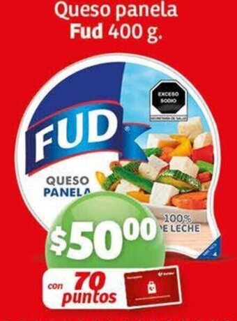 Soriana Mercado Queso panela Fud 400 g oferta