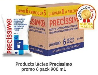 Producto lácteo Precíssimo promo 6 pack 900 ml