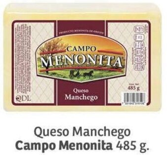 Soriana Mercado Campo Menonita Queso Manchego 485 g oferta