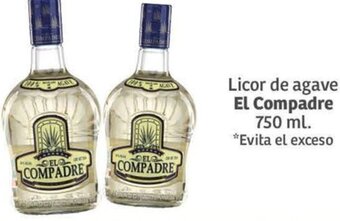 Soriana Mercado Licor de agave El Compadre 750 ml oferta