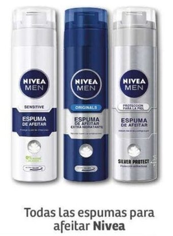 Soriana Mercado Nivea Todas las espumas para afeitar oferta