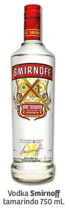 Smirnoff Vodka tamarindo 750 ml.