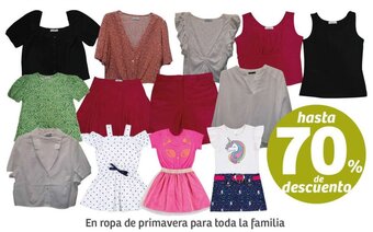 En ropa de primavera para toda la familia