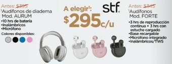 Chedraui Audifonos de diadema Mod. AURUM oferta